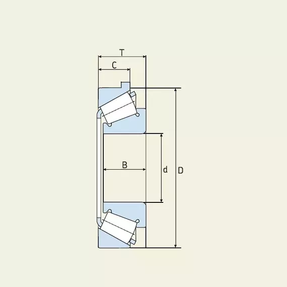 Підшипник 6-67512 (32212R P6) А SKF