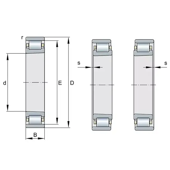 Подшипник N 1022-K-M1-SP FAG