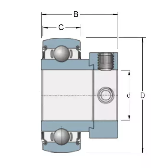 Підшипник U 005+ER NACHI