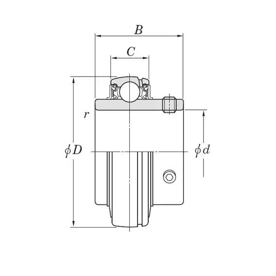 Підшипник UC 209-26 CT