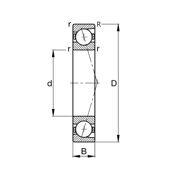 Подшипник B71921 C T P4S UL FAG