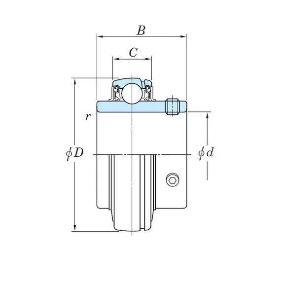 Підшипник UC 213 JTEKT (Koyo)