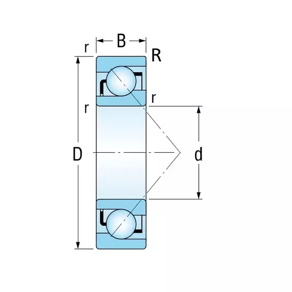 Подшипник 7202 TPFK 108 KINEX