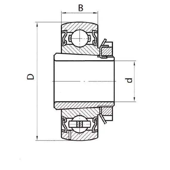 Подшипник 1680204 KG (Індія)