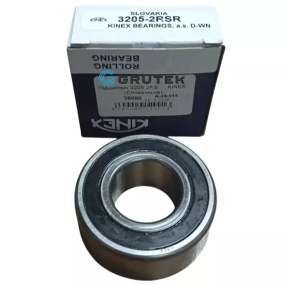 Підшипник 3205 2RSR (3056205) (Словаччина) 25x52x20.6 KINEX