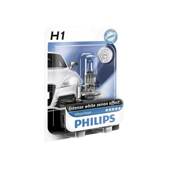 Лампа галогенна без дроту (P14.5s) (White Vision) (в-во Philips)