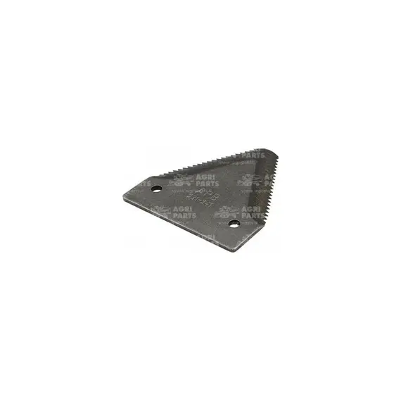 Сегмент ножа жниварки 2 отв. (86544260/44100000/049916) 2020 (Agri Parts) 86616691-AP