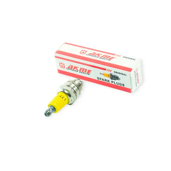 Свічка запалювання 2т L6TC для бензопили AKME Professional жовта 3-х контактна 275786