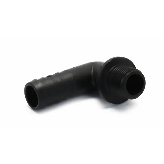 Штуцер угловой 90град резьба наружн. G 1/2"- под шланг D=20mm (Италия) ARAG
