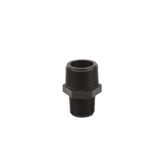Штуцер (фитинг пластик.) 1-1/4" NPT x 1" NPT, BANJO