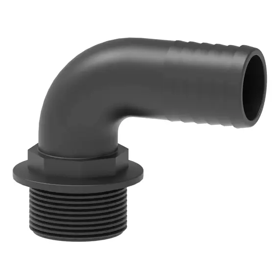 Штуцер кутовий 90град різіба G 1 1/4"-40мм (Італія) ARAG 1132540