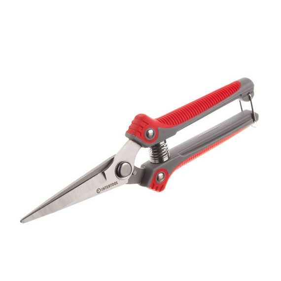 Секатор 200мм для винограду INOX INTERTOOL FT-1015