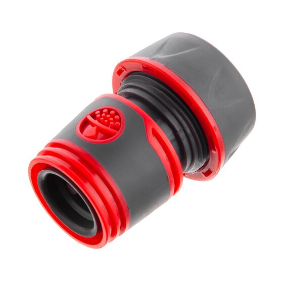 Соединитель 1/2" с аквастопом для шланга 3/4"