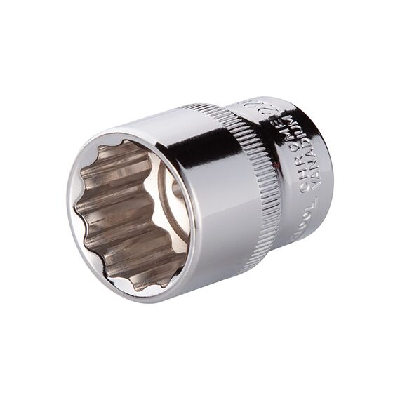 Головка двенадцатигранная 1/2" 22мм. STORM