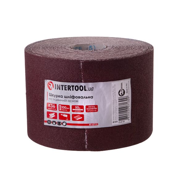Шкурка шлифовальная на тканевой основе К36 20cм*50м