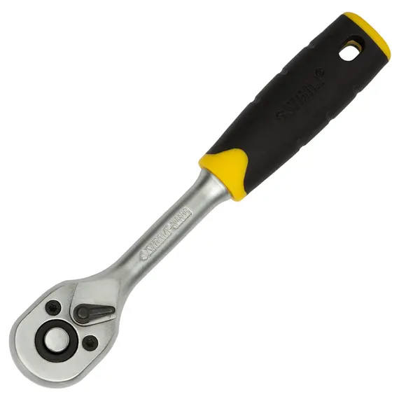 Ключ-тріскачка 1/4" 150мм 72T CrV SIGMA (6050021), фотография 2