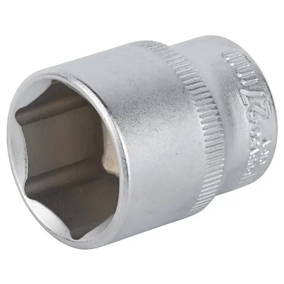 Насадка шестигранна коротка 1/2" 27мм CrV mid SIGMA (6071271), фотография 2