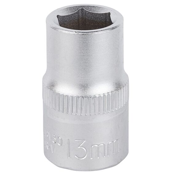 Насадка шестигранная короткая 1/2" 13мм CrV mid SIGMA (6071131)