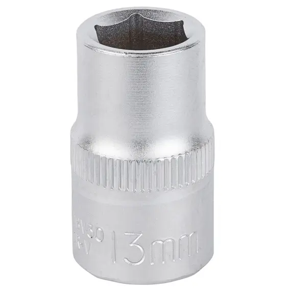 Насадка шестигранна коротка 1/2" 13мм CrV mid SIGMA (6071131)
