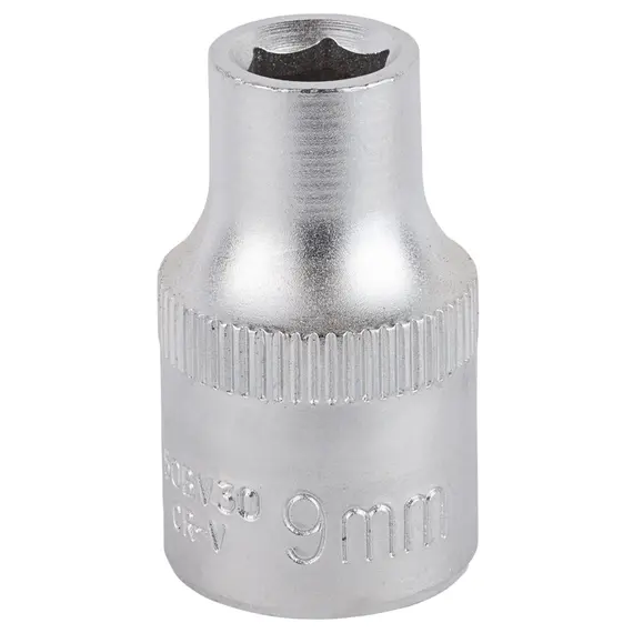 Насадка шестигранна коротка 1/2" 9мм CrV mid SIGMA (6071091)