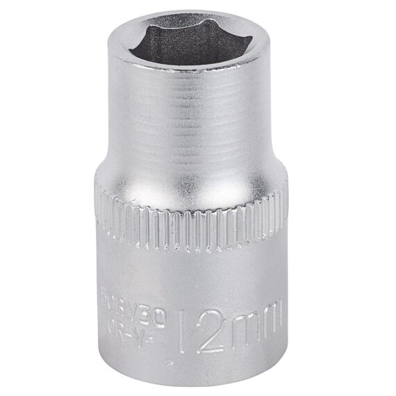Насадка шестигранная короткая 1/2" 12мм CrV mid SIGMA (6071121)