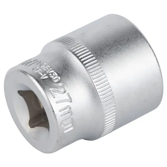 Насадка шестигранна коротка 1/2" 27мм CrV mid SIGMA (6071271), фотография 3