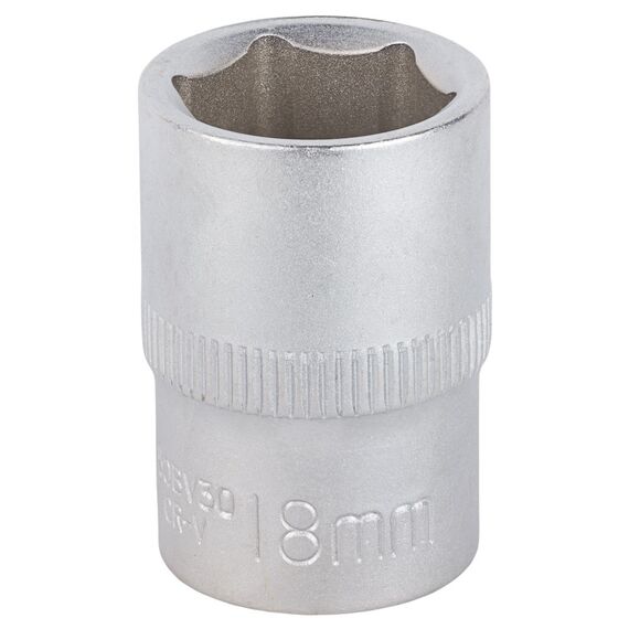 Насадка шестигранная короткая 1/2" 18мм CrV mid SIGMA (6071181)