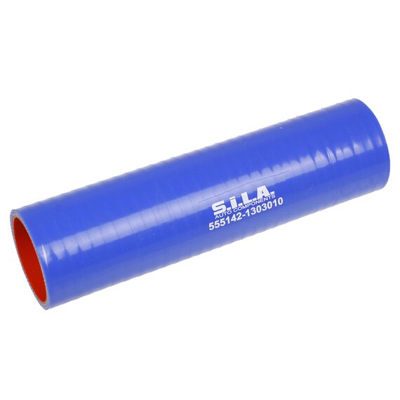 Патрубок радиатора МАЗ прямой D=50 mm, L=220 mm силиконовый (в-во S.I.L.A. AC)