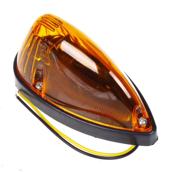 Фонарь знак поезда (капля большая) оранжевый 24V LED (в-во S.I.L.A. AC)