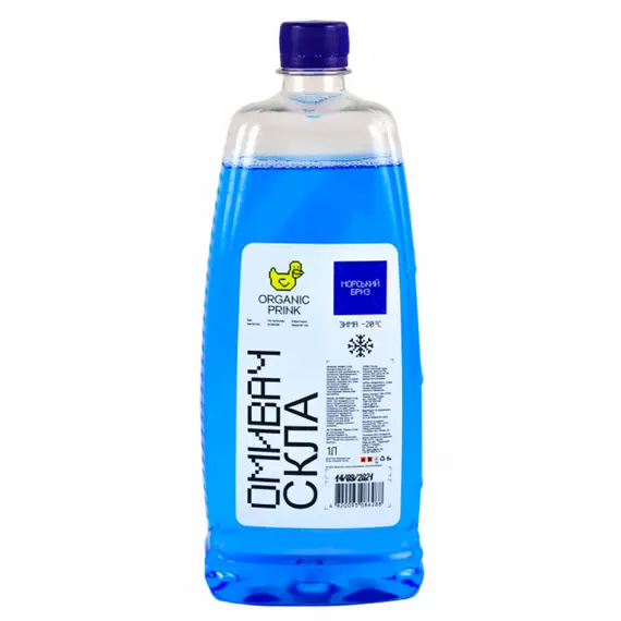 Омыватель стекла зимний ORGANIC PRINK -20 °С "Морской бриз" 1 л (012028)