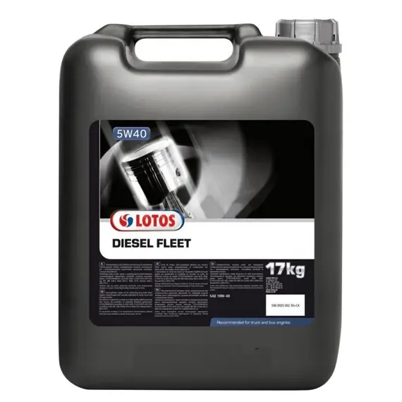 Масло моторное LOTOS Diesel Fleet 5W-40 17 кг (WF-2L02B20-000)