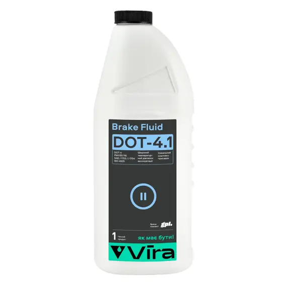 Рідина гальмівна VIRA Brake Fluid DOT-4.1 1 л (VI1102)