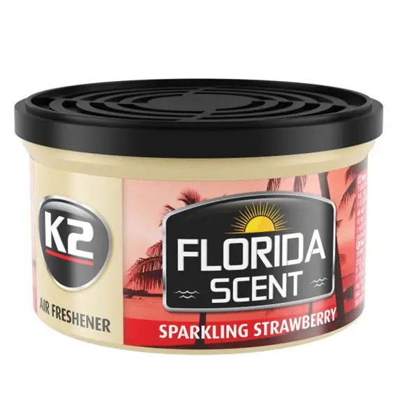 Ароматизатор для салона авто K2 Florida Scent "Игристая клубника" 42 г (V87TRU)