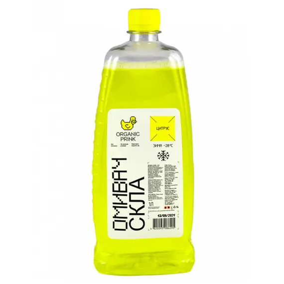 Омыватель стекла зимний ORGANIC PRINK -20 °С "Цитрус" 1 л (012027)