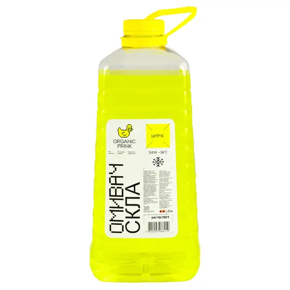 Омыватель стекла зимний ORGANIC PRINK -30 °С "Цитрус" 3 л (013031)
