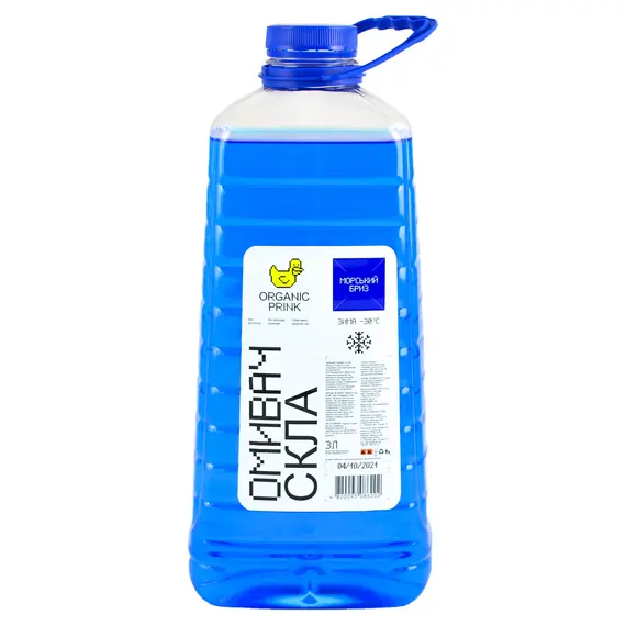 Омыватель стекла зимний ORGANIC PRINK -30 °С "Морской бриз" 3 л (013032)