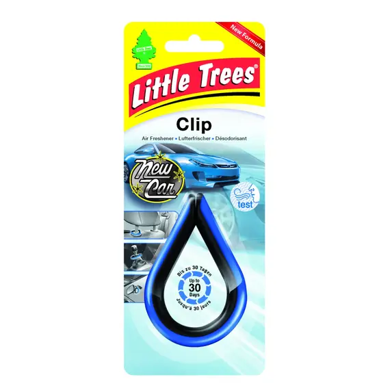 Ароматизатор для салону авто Little Trees Clip "Нове авто" 30 г (9748.1)