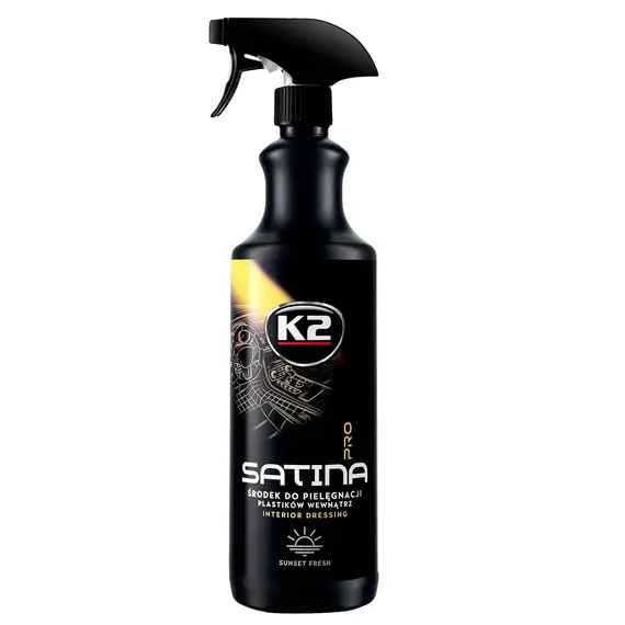 Средство для ухода за приборной панелью и пластиковыми деталями K2 Satina Pro "Свежий закат" 1 л (D5011)