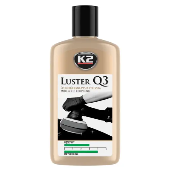 Паста для полировки кузова K2 Luster Q3 зеленый металлик 250 г (L3200N)