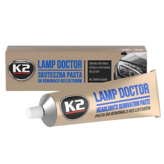 Паста для полировки фар K2 Lamp Doctor 60 мл (L3050) Паста для полировки фар K2 Lamp Doctor 60 мл (L3050)