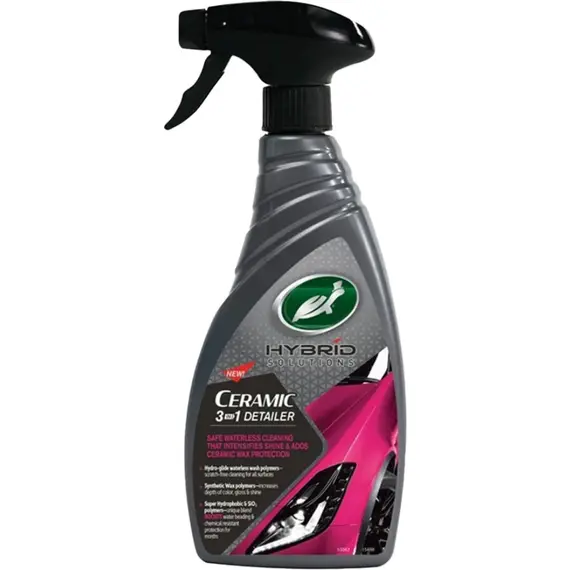 Поліроль для кузова TURTLE WAX Ceramic Detailer Суха мийка 3 в 1 з керамікою 500 мл (53354)