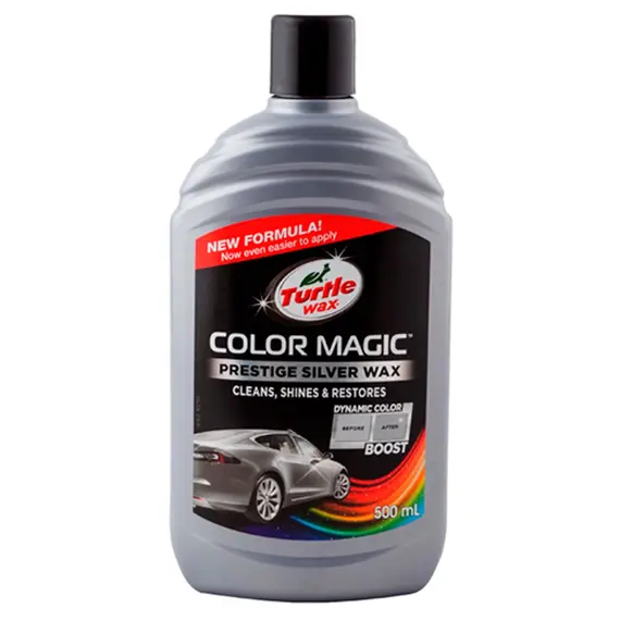 Полироль для кузова TURTLE WAX Color Magic серебристый 500 мл (52710/53239)