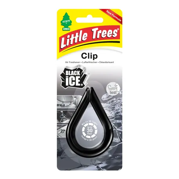 Ароматизатор для салона авто Little Trees Clip "Черный лед" 30 г (9748.7)