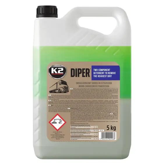 Автошампунь для очищення кузова K2 Diper безконтактне миття 5 кг (M156)