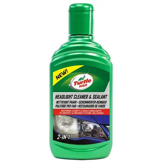 Полироль-реставратор для полировки фар TURTLE WAX Headlight Cleaner & Sealant 300 мл (53182)