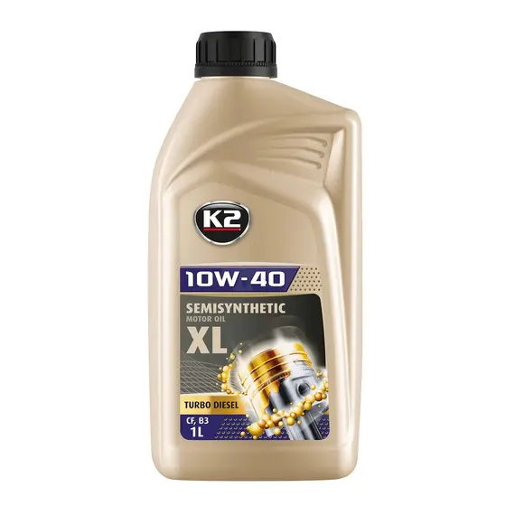 Олива моторна K2 Semisynthetic XL TD SL/CF B3 10W-40 1 л (O2051E)