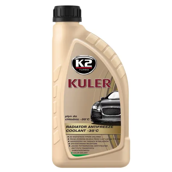 Жидкость охлаждающая K2 Kuler Long Life -35 °C G11 зеленая 1 л (T201Z)