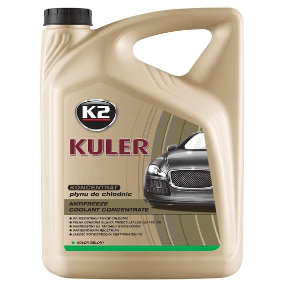 Жидкость охлаждающая K2 Kuler Long Life G11 зеленая концентрат 5 л (T215Z)
