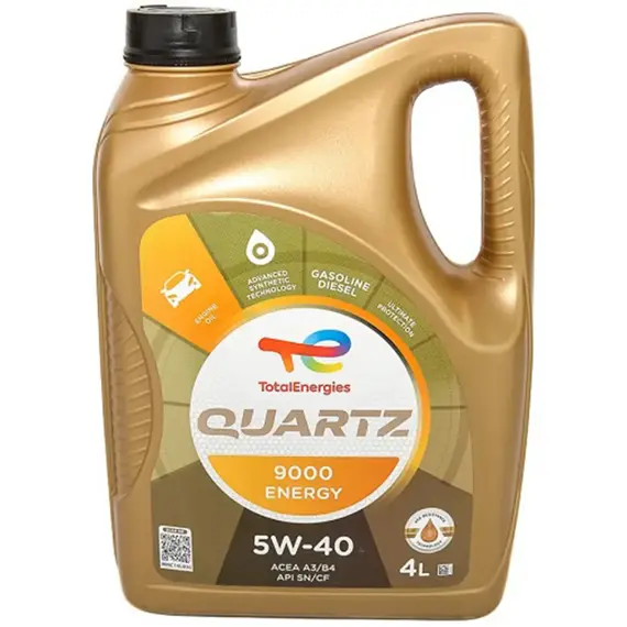 Олива моторна TOTAL Quartz Energy 9000 5W-40 4 л (170323)
