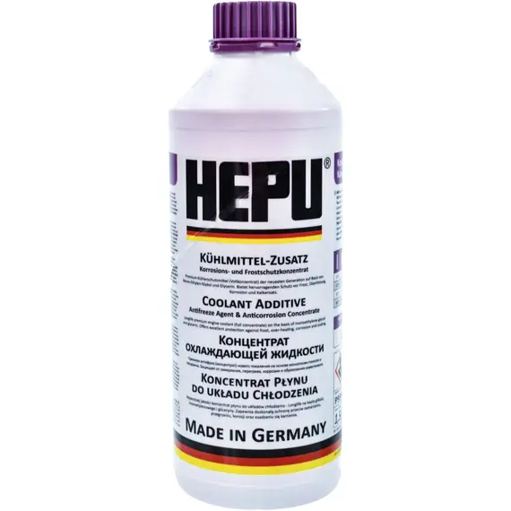 Жидкость охлаждающая HEPU Антифриз G13 фиолетовая концентрат 1,5 л (P999-G13)